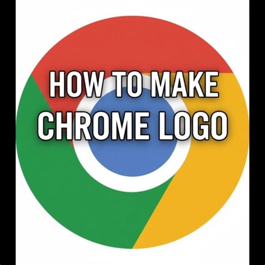Chrome Logo Design: Adobe Illustrator Tutorial #shorts