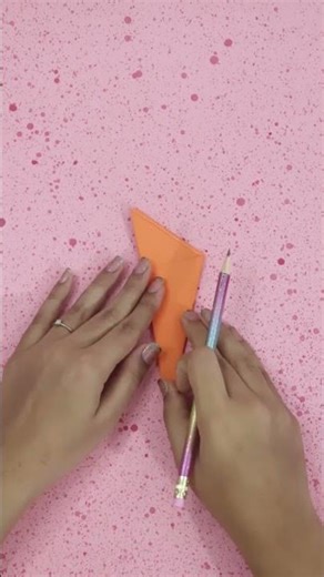 How to make a paper pumpkin snowflake | Halloween craft ideas