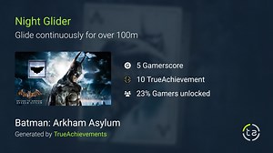Night Glider achievement in Batman: Arkham Asylum