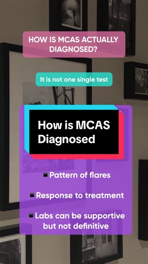 MCAS is considered a clinical diagnosis. While lab tests can be helpful, they are not definitive and are often normal. Mast cell mediators fluctuate, and many reactions are missed by standard testing. Diagnosis usually relies on symptom patterns across systems, exclusion of other causes, and how symptoms respond to treatment. Normal labs do not mean nothing is wrong. #mcasawareness #mcas #ChronicIllnessCommunity
