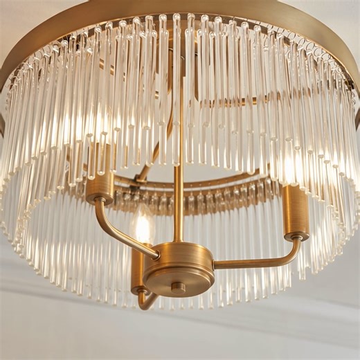 119109 Clermont Endon Chandelier Close up angle shot