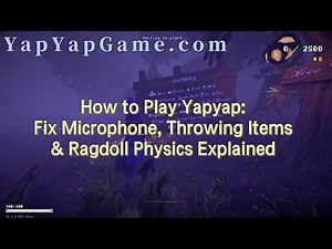 Yapyap Beginner's Guide: Controls, Mic Settings & How to Cast Spells (Demo Walkthrough)