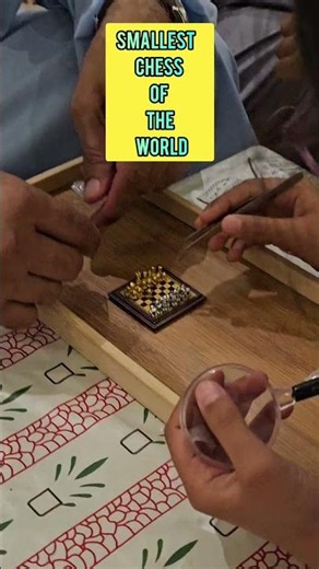 World's Smallest Chess | See How They Play It
