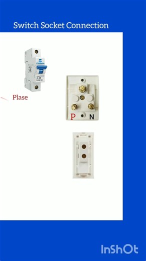 Socket and switch connection #socketswitchconnection #mcbconnection #wiring