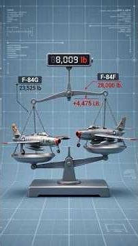 Can you Upgrade a Jet with One Weird Trick F-84 Thunderjet vs. F-84F Thunderstreak