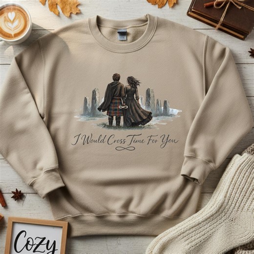 Outlander Hoodie – Jamie & Claire Fraser Inspired, Sassenach Love, Fraser Ridge Clan, Inverness Scotland, Midhope Castle Gift - Etsy