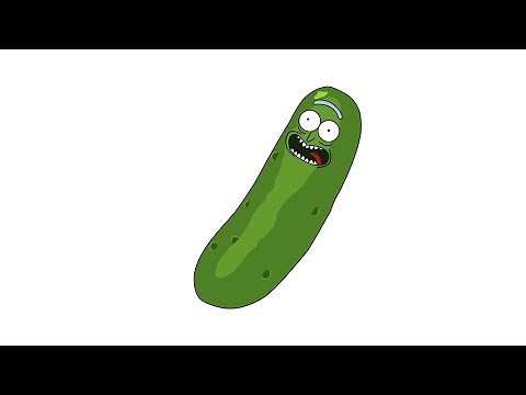 How to draw Pickle Rick from Rick and Morty