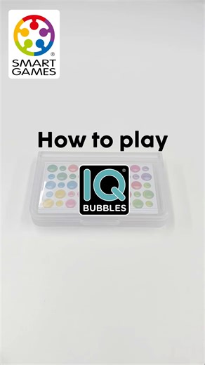 How to play IQ Bubbles 🫧 Choose a challenge, place the starting pieces, and fit the rest to complete the puzzle! 🧩🧠 #IQBubbles #SmartGames #HowToPlay | SmartGames