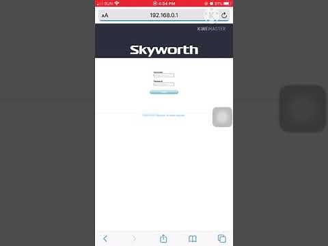 How to change WIFI Username and password SKYWORTH