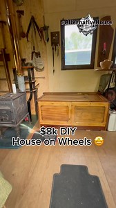 23K views · 422 reactions | Explore this stunning DIY rustic tiny house that’s packed with charm and clever design! Take a tour through every inch of this cozy, handcrafted space. Whether you're seeking inspiration for your own DIY project or just love rustic aesthetics, this tour will leave you inspired to downsize and embrace minimalist living. #DIYTinyHouse #RusticLiving #TinyHouseTour #MinimalistLiving #TinyHomeIdeas #OffGridLife #SustainableLiving | Alternativehouse | Facebook