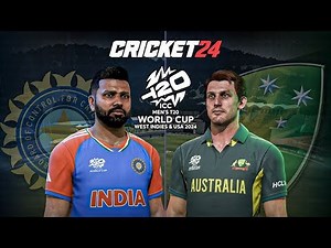 🏏 IND vs AUS 5th T20 FULL MATCH Gameplay (Cricket 24/22) | PS4 Graphics