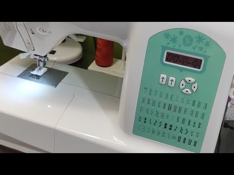 Embroidering with the Singer Starlet 6660 - stitches 22 and 23
