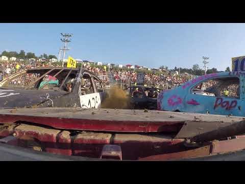 GoPro footage from County Fair Demolition Derby 2025