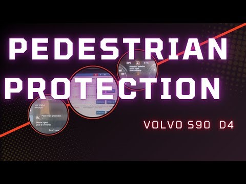 Volvo s90 D4 pedestrian protection service ( B1426 ) ( B1424 ) ( B1425 )