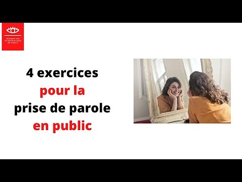 prise de parole en public 4 exercices