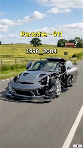 The Epic Evolution of the Porsche 911 (All Models Visualized)#shorts #automobile #fast #cartok