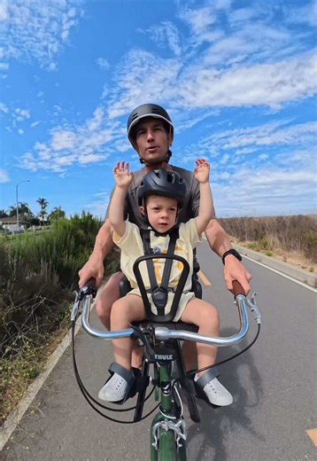 Another cruise with the little man. He’s close to being over the weight limit for this seat 🥹 we’ll be here!