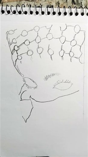 Her eyes carry stories of resilience.