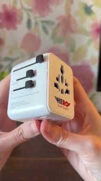 Is this universal power travel adapter easy to use? Compact! Hero Travel Supply