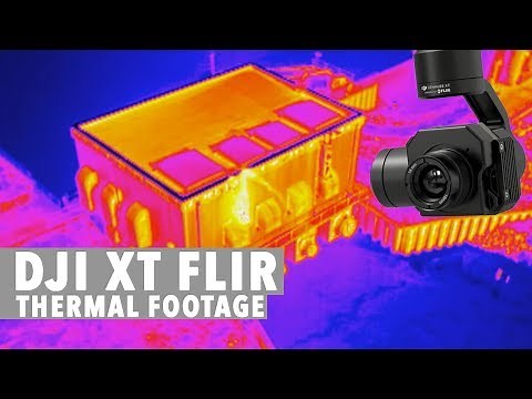 DJI XT FLIR Thermal Camera Footage