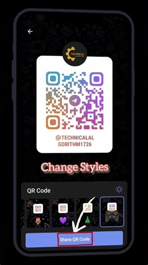 Telegram Channel Ka QR Code Kaise Share Kare 📱 | #telegram | #shorts