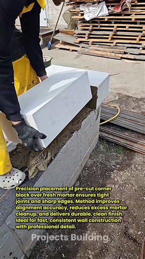 Clean Corner Block Install That Elevates Masonry Work