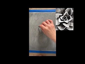 Reductive Charcoal Drawing