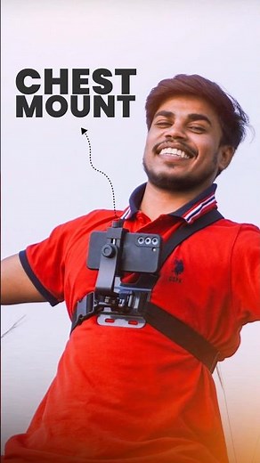 🎥 ₹300 ka Chest Mount – Ultimate POV Shooting Gadget!