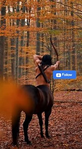 Realistic Centaur Archer Hunting in Autumn Forest captures a stunning mythical moment. This cinematic masterpiece features a powerful Greek mythology creature practicing archery amidst falling orange leaves. The visual effects bring high fantasy legends to life with incredible detail and realism. This video is created with AI.#Centaur #FantasyArt #AIgenerated #Mythology #Archery | Emma Williams