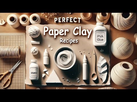 Perfect Paper Clay Recipe | Strong, Durable and Smooth DIY Paper Mache Clay | Hunarkar Crafts