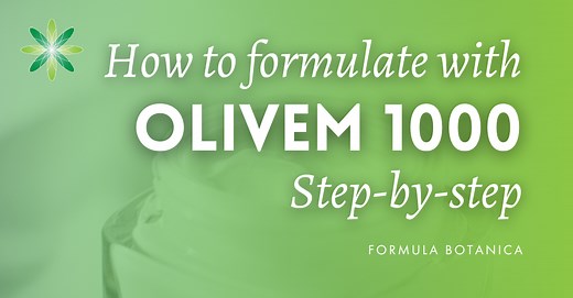 How to make an organic oil-in-water emulsion with Olivem 1000