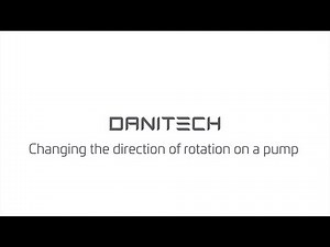 Changing the direction of rotation on a pump