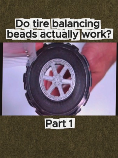 Do tire balancing beads actually work 1#science #fyp #interesting #trending #ai