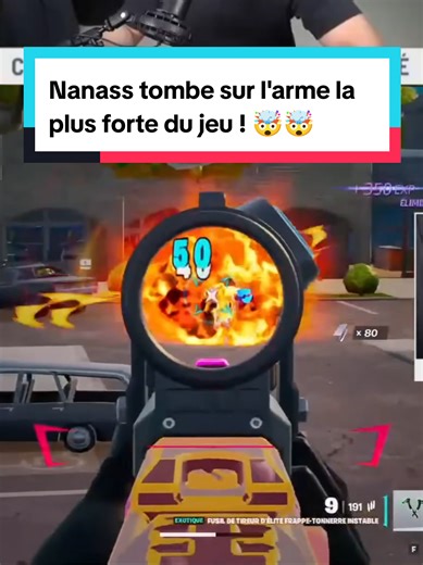 Nanass tombe sur l'arme la plus forte du jeu ! 🤯🤯 #fortnitefunny #fortnitebr #fortnitememes #fortniteclips #fortnite