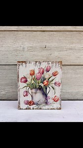 I love these transfers and can’t wait for Spring again. #Spring transfer #woodsignmaker #simplybellabyjulie #signmakers #rubontransfers | Simply Bella by Julie