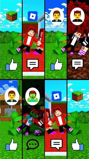 JJ and Mikey Choose The Best ❤️ - Maizen Minecraft Animation #shorts