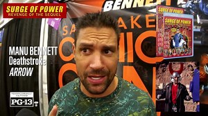 1.6K views · 19 reactions | Celebrity Endorsement #18: Manu Bennett, Deathstroke from "ARROW", supporting the “Surge of Power” movies at FanX Salt Lake Comic Convention. #SurgeOfPower #IndieRights #Arrow #FanXSLCC | Surge of Power | Facebook