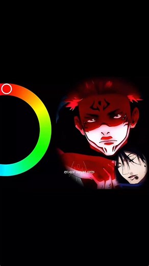 JJK Rainbow Ring light Edit🌈🔥 #jjk#anime#trend#ringcolour#sukuna