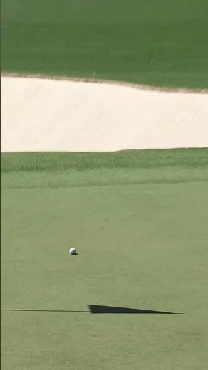 Tiger Woods gets back to one over par with chip-in birdie on No. 6. #TheMasters #golf #highlights