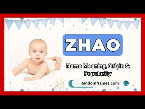 Zhao - Baby Boy Name Meaning, Origin & Popularity - RandomNames.com