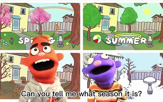 Seasons Song 四季英文歌 季节歌