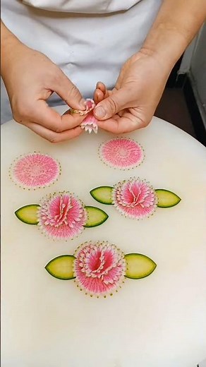Advanced cutting methods for vegetables and fruits, so amazing！#Fruitplatter#Fruitdesign