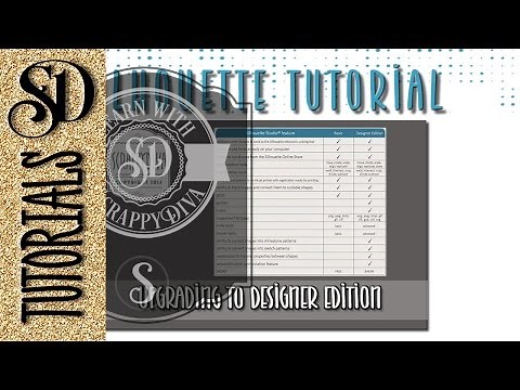 Upgrading Silhouette Studio to the Designer Edition (DE)
