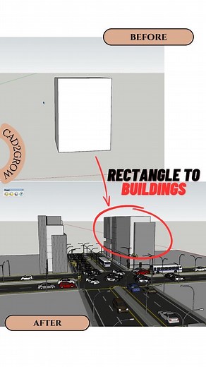709 reactions · 275 shares | "Free plugin" Create Rectangle to building when you design City in sketchup it helps you a lot to create random buildings #cad2grow | Tutorial Cad2grow 001 | Facebook