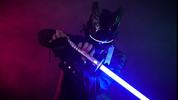 Dueling Lightsaber for Adults and Kids, RGB 16 Colors Premium Aluminium Alloy Hilt Lightsaber with 34 Mode Sound Force (Sliver Hilt-Pixelversion 34 Fonts)