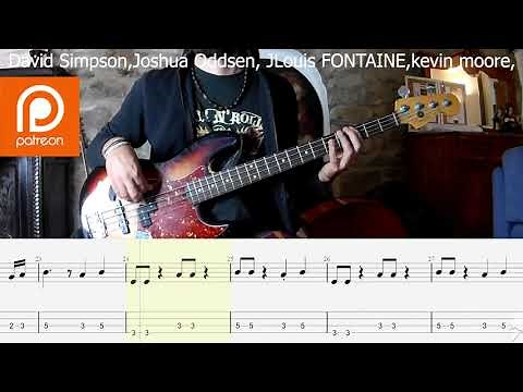 Whitesnake - Here I Go Again '87 BASS COVER + PLAY ALONG TAB + SCORE
