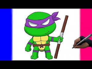 How To Draw Donatello Ninja Turtles Step By Step