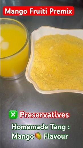 Homemade Tang : Mango Flavour