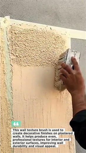 Amazing Wall Texture Technique Using a Texture Brush | Satisfying Wall Finish