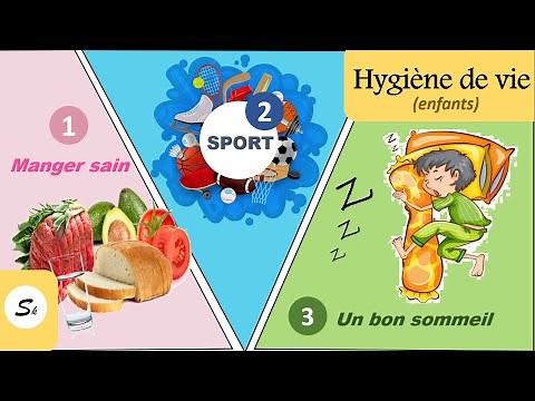 Apprendre l'HYGIENE DE VIE aux enfants- Bonne alimentation, sport, et un bon sommeil- Sympa kids.